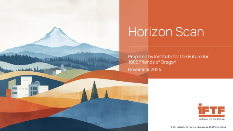 1000 Friends of Oregon Horizon Scan Thumbnail